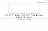 RV 890 / Camper 890 / RV 1090 / Camper 1090 Manual del usuario