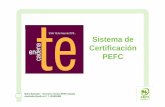Sistema deSistema de Certificación PEFC