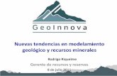 Nuevas tendencias en modelamiento geológico y recursos ...
