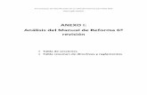 ANEXO I: Análisis del Manual de Reforma 6ª revisión