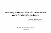 Estrategias de Fertilización en Praderas para Producción ...