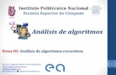 07 Análisis de algoritmos recursivos - eafranco.com
