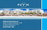 PROTOCOLO - HOTEL NYX CANCUN en México, Web oficial