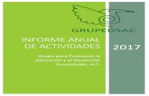 informe anual de actividades - GRUPEDSAC