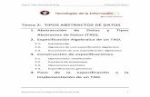 Tema 2: TIPOS ABSTRACTOS DE DATOS