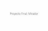Proyecto Final: Mirador
