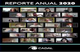REPORTE ANUAL 2020 - CADAL