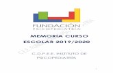 MEMORIA CURSO ESCOLAR 2019/2020