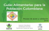 Guías Alimentarias para la Población Colombiana