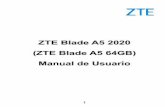 ZTE Blade A5 2020 (ZTE Blade A5 64GB) Manual de Usuario