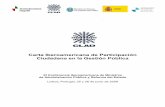Carta Iberoamericana de Participación Ciudadana en la ...