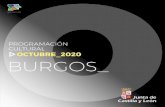 PROGRAMACIÓN CULTURAL OCTUBRE 2020 BURGOS