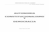 (autonomía constitucionalismo y democracia)