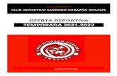 OFERTA DEPORTIVA TEMPORADA 2021-2022