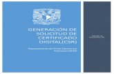 Generación de solicitud de certificado digital(CSR)
