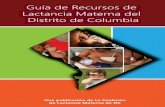 Guía de Recursos de Lactancia Materna del Distrito de Columbia