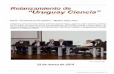 Relanzamiento de “Uruguay Ciencia”