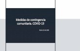Medidas de contingencia comunitaria. COVID-19