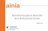 Biorrefinerías para el desarrollo de la BioEconomía Circular