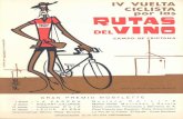 Programa de ciclismo 'Las Rutas del Vino' del año 1970.