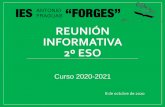 REUNIÓN INFORMATIVA 2º ESO - IES Antonio Fraguas "Forges