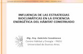 INFLUENCIA DE LAS ESTRATEGIAS BIOCLIMÁTICAS EN LA ...