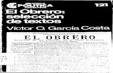 ffi POLITICA BIBLIOTECA - A l El Obrero: selección de textos