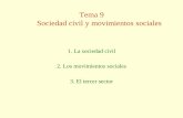 Tema 9 Sociedad civil y movimientos sociales