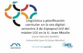 Lingüística y planificación curricular en la era digital ...