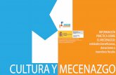 INFORMACIÓN PRÁCTICA SOBRE EL MECENAZGO: donaciones e ...