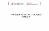 MEMORIA IVAP 2014