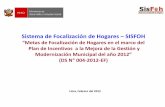 Sistema de Focalización de Hogares – SISFOH