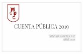 CUENTA PÚBLICA 2019 - Colegio Marcela Paz