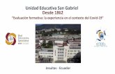 Unidad Educativa San Gabriel Desde 1862 - Construir la paz ...