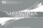 MEMORIA 2020 1 - TAT | Tribunal Tributario