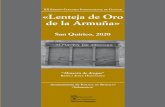 XX edición ertamen nternacional de uentos «Lenteja de Oro ...