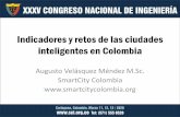 Indicadores y retos de las ciudades inteligentes en Colombia