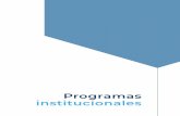 Programas institucionales