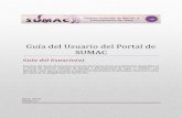 Guía del Usuario del Portal de SUMAC - Inicio