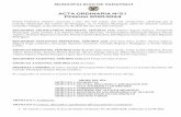 ACTA ORDINARIA Nº51 Período 2020-2024