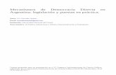 Mecanismos de Democracia Directa en Argentina: legislación ...