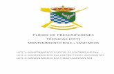 PLIEGO DE PRESCRIPCIONES TÉCNICAS (PPT)