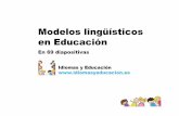 Modelos lingüísticos en Educación