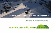 Curso Alpinismo-Nivel 1 (iniciación)-2021