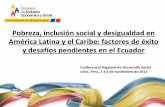 Conferencia Regional de Desarrollo Social Lima, Perú, 2 a ...