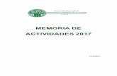 MEMORIA DE ACTIVIDADES 2017 - COMPLEJO GERONTOLÓGICO LA …