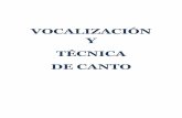 VOCALIZACIÓN Y TÉCNICA DE CANTO - recursocoral.com.ar
