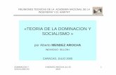 «TEORIA DE LA DOMINACION Y SOCIALISMO