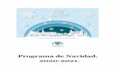 Programa de Navidad. 2020-2021. - Toledo