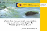 Water data management organization and electronic ...